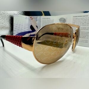 👑Chopard SCH9940 8FCL 23KT GP Ceramic Temples.Limited Edition 🏆‼️